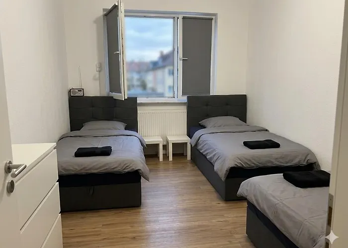 Апартаменты M1 3 Betten 40qm Kleine Komplett Stadtmittte Майнц